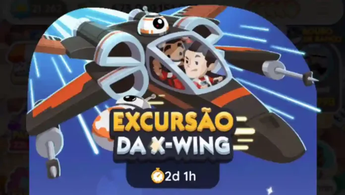 Evento Monopoly Go Excursao Da X-Wing (lista de recompensas)